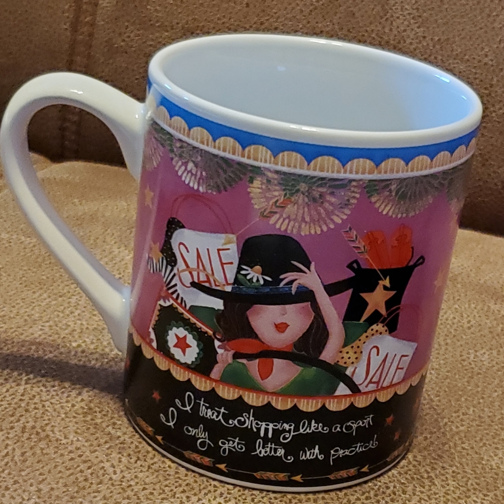I treat shopping like a sport coffee mug